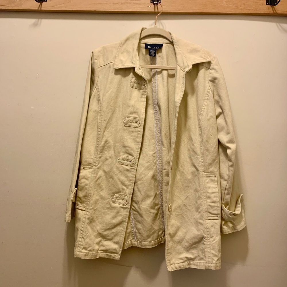 Denim&Co Cream Coat